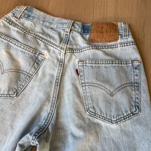 AliGrace Baggy Kelsey Levis Size 28 Light Wash